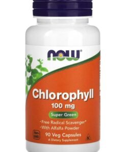 Now Foods Chlorophyll 100 Mg Dietary Supplement  - 90 Capsules