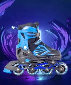 DUNISO Kids Roller Skates,Kids Inline Skates,With Led Illuminated Wheels, Adjustable Size, Anti Collision And Wear Resistant, Suitable For Boys And Girls,Suitable For Sizes 28 To 33