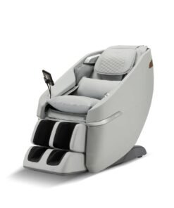 ROTAI Premium Zero-Gravity Massage Chair in Grey with Magnetic Therapy for Back & Waist, 36 Full-Body Airbags, Heated Massage, Intelligent Voice Control & Bluetooth Speakers – 10-Year Warranty