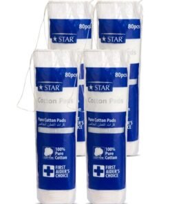 Star 320 Pads - Pure Cotton Makeup Pads (80 Pads x 4 Pack) - SZ Star