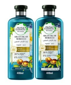 Herbal Essences Renew Natural Shampoo And Conditioner With Argan Oil Of Morocco For Hair Repair 400ml Pack of 2