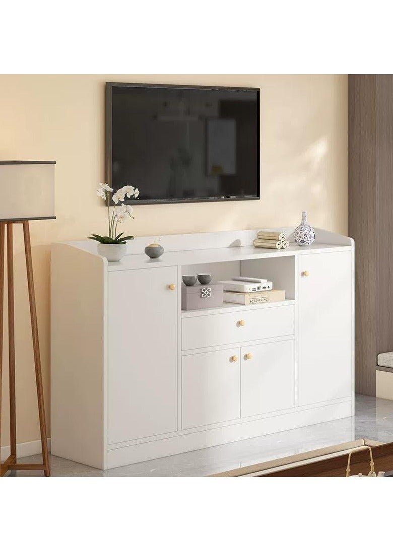 Kitchen Storage Cabinet Sideboard Cabinet, Wooden Kitchen Cabinet with 1 Drawer and 4 Doors for Microwave Oven, Freestanding Storage Shelves for Dining Room Living Room and Kitchen(CDA5) - Image 2