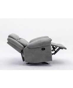 MAF furniture Recliner & Rocking Manual Sofa Relaxation Faux Leather Recliner Single Recliner Sofa Home Theater Soft Padded Maf-2318 (60D x 85W x 110HCM) - Image 3