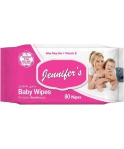 Jennifer's Aloe Vera Gel And Vitamin E Baby Wipes 80's