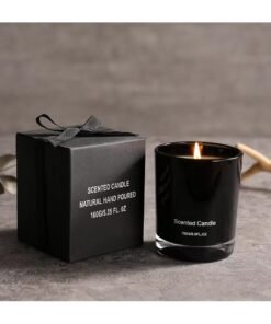 Scented Candle Luxury Aromatherapy Scented Candle – 160g Jar with Lid | Perfect Gift & Home Décor (Sage & Sea Salt)