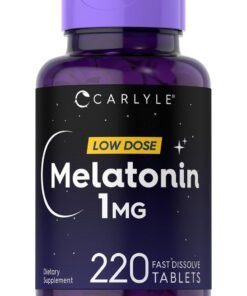 Carlyle Melatonin 1 mg Low Dose, 220 Fast Dissolve Tablets