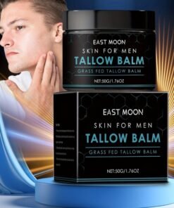 East Moon Tallow Balm Forge Skin Care for Men Tallow Face Moisturizer Skin Care Natural Tallow Moisturizer Anti Wrinkle Night Cream Wrinkle Defense Tallow Face Cream Beef Tallow Anti Aging Cream