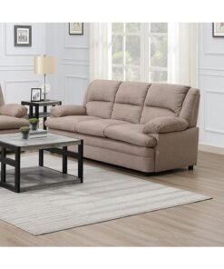 Home Box Bali Lamo 3-Seater Fabric Sofa 92 x 98 x 204 cm