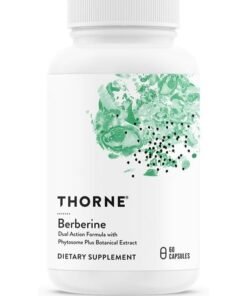 Thorne Berberine - Dual Action Formula with Phytosome Plus Botanical Extracts - 60 Capsules Dietary Supplement 60 Capsules