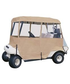 Classic Accessories Fairway 2-Person Deluxe 4-Sided Golf Cart Enclosure, 66 x 53 Inch