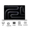 Apple New M5 Macbook Pro 2025 MDE44 Laptop With 14‑inch XDR Retina Display, M5 chip with 10-core CPU, 10-core GPU Processor/16GB RAM/512GB SSD/MacOS/(International version) English Silver