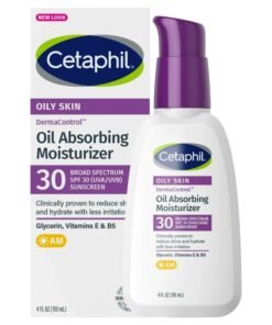 Cetaphil Derma Control Oil Absorbing Moisturizer Spf 30, 4 Fl Oz Packaging May Vary