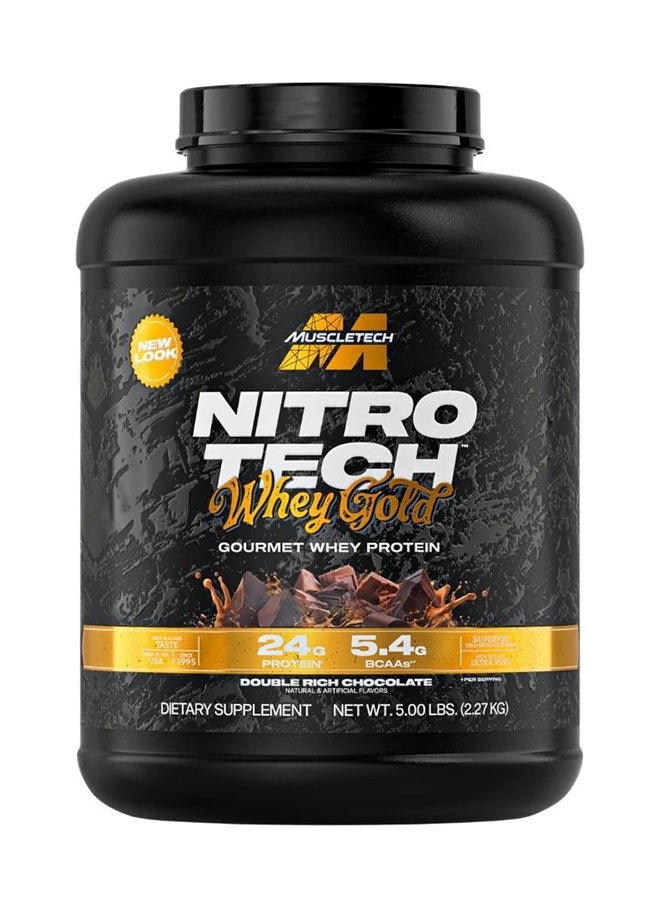 MuscleTech Nitro Tech Whey Gold Protein Double Rich Chocolate 2.27kg