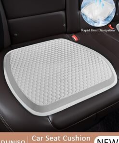 DUNISO Car seat Cushion for Gel Seat Cushion, Cooling Seat Cushion with Non-Slip Office Chair Gel Seat Cushion Home Wheelchair Seat Cushion Soft and Breathable Fits Car, SUV, Pickup Truck
