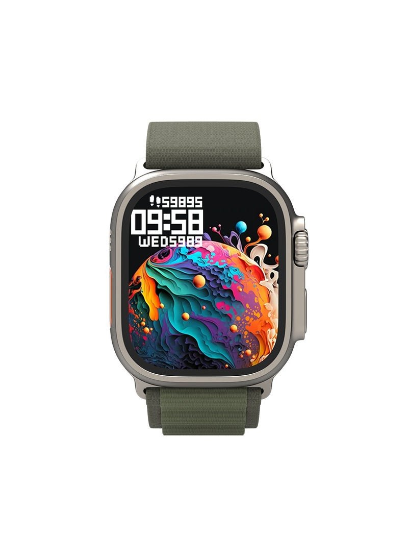 Goaltage SW06 Deluxe Smart Watch with Water Resistant, NFC Payment, SOS Emergency, and Sleep, Heart Rate, Oxygen Monitoring - Starlight
