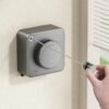 Captaintech Retractable Clothesline,Stainless Steel,Wall-Mounted Space-Saving Clothesline,Anti-Sagging,Easy to Install Without Drilling,Suitable for Balcony/Bathroom/Hotel(Up to 4.8m Gray)