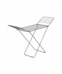 Winsor Cloth Drying Foldable Stand, Sturdy Clothes Dryer, Weather Resistor, Heavy Duty Clothing Racks Steel Silver 18meter Silver 18meter