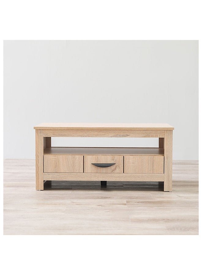 DANUBE HOME Anton 1 Drawer Coffee Table Multifunctional Living Room Desk Space Saving Center Table Modern Design Furniture For Home Living Room L 90 x W 40 x H 40 cm Sonoma Oak - Image 4