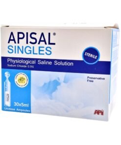 Apisal Singles Saline 5ml (Hygienic Single-Dose Wash, 30 Units)
