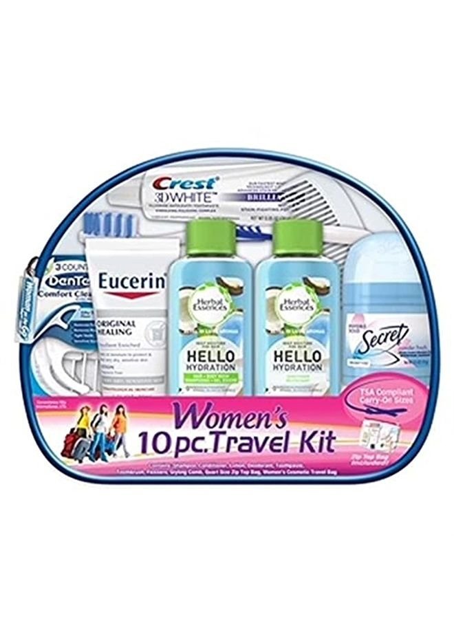 Convenience Kits International Women's Herbal Essence Kit, Blue, 10 Piece Set