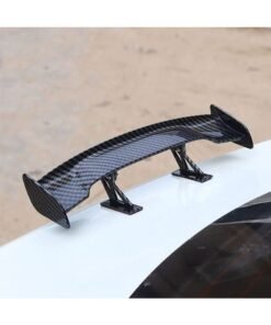 HOMESTAR Cars Universal Mini Tiny Trunk Spoiler Auto exteriores Rear Tail Wings ,9.8inch,Carbon Fiber,1pcs