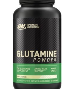 Optimum Nutrition L-Glutamine Muscle Recovery Powder - Unflavoured, 300 Grams, 58 Servings