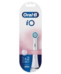 Oral-B iO Gentle Care Rechargeable Electric Toothbrush Replacement Heads, with the Gentlest iO Refill, for Smooth Brushing Experience, Pack of 2