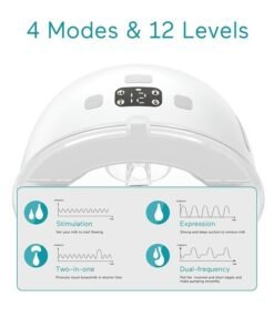 Alternative view of Paruu P16 Hands-Free Electric Wearable Breast Pump With Strong Suction, Low Noise, 4 Modes And 12 Levels, 19/21 MM Insert Accessories, 2 Pieces