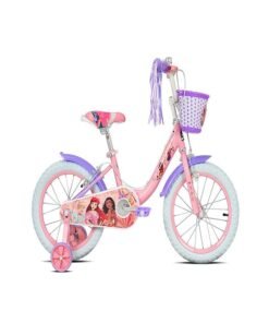 Spartan Disney Princess Magical Kids Bike | 16 Inch Wheel Size With Training Wheels | Single Speed | Pink Color