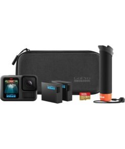 GoPro HERO13 Black Accessory Bundle - Includes The Handler (Floating Hand Grip), 2 Enduro Batteries, 2 Curved Adhesive Mounts, 64GB MICRO SD, 1 Year Warranty - CHDRB-131-RW