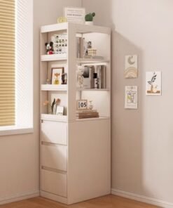 ZCM-HAPPY Cabinet Storage inside Room & Office White Multifunctional 40*50*160cm