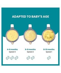 babymoov Nutribaby Plus 6 In 1 Baby Food Maker, Baby Food Blender And Steamer, Food Processor For Weaning, Warmer, Defroster, Steriliser, Nutritionist Approved - Image 4