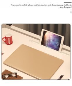 DUNISO Portable Folding Laptop Desk for Bed，Foldable and Lightweight Table ，Extra-Large Bed Desk with Flat Surface, Device Slot, Cup Holder, and Storage Drawer - for Bed,Suitable for Indoor and Outdoor Use, Study, Reading, Dining - Image 4