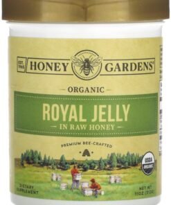 Honey Gardens Organic Royal Jelly In The Raw Honey 11 oz (312 g)