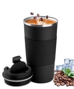 Necomi 510Ml Stainless Steel Vacuum Insulated Cup, Coffee Travel Cup, Leak-Proof With Cover Suitable For Hot And Cold Drinks