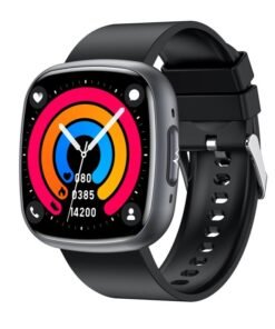 RollsTimi  Men's And Women's Watches Smartwatches Sports Watches Multiple Sports Modes Bluetooth Calling Health Monitoring IP68 Waterproof Ultra-Long Battery Life ET593 Black