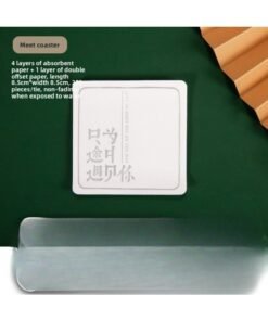 Hotel Hotel Bed  Breakfast Paper Disposable Absorbent Coaster Conference Tea Cup Mat Ashtray Pad Paper Can Be Ordered