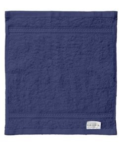Hotel Linen Klub DEYARCO Princess Terry 100% Cotton 480 GSM Face Towel, Super Soft Quick Dry Highly Absorbent Dobby Border Ring Spun, Size: 30 x 30cm, Royal Blue