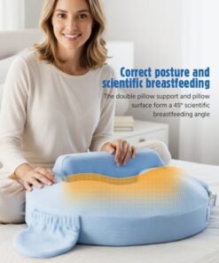 Soft Touch Nursing Pillow for Breastfeeding, Baby Nursing Pillow, Baby Feeding Pillow with Adjustable Waist Strap and Removable Pillowcase, Essential Ergonomic Support for Mom and Baby, Baby Essentials for Newborn - Image 3