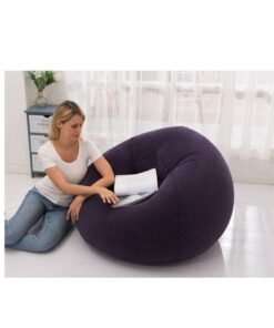 Alternative view of XiuWoo Foldable Portable Inflatable Flocking Sofa, Inflatable Bean Bag Chairs,  Beanless Bag, Inflatable Lounge Chair, Lazy Sofa, Lazy Chair, Air Funiture, Inflatable Chair with Air Pump