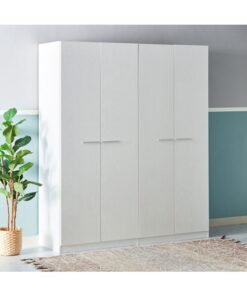 Home Box Frankfurt 4-Door Wardrobe 59.6x216x181.6 cm