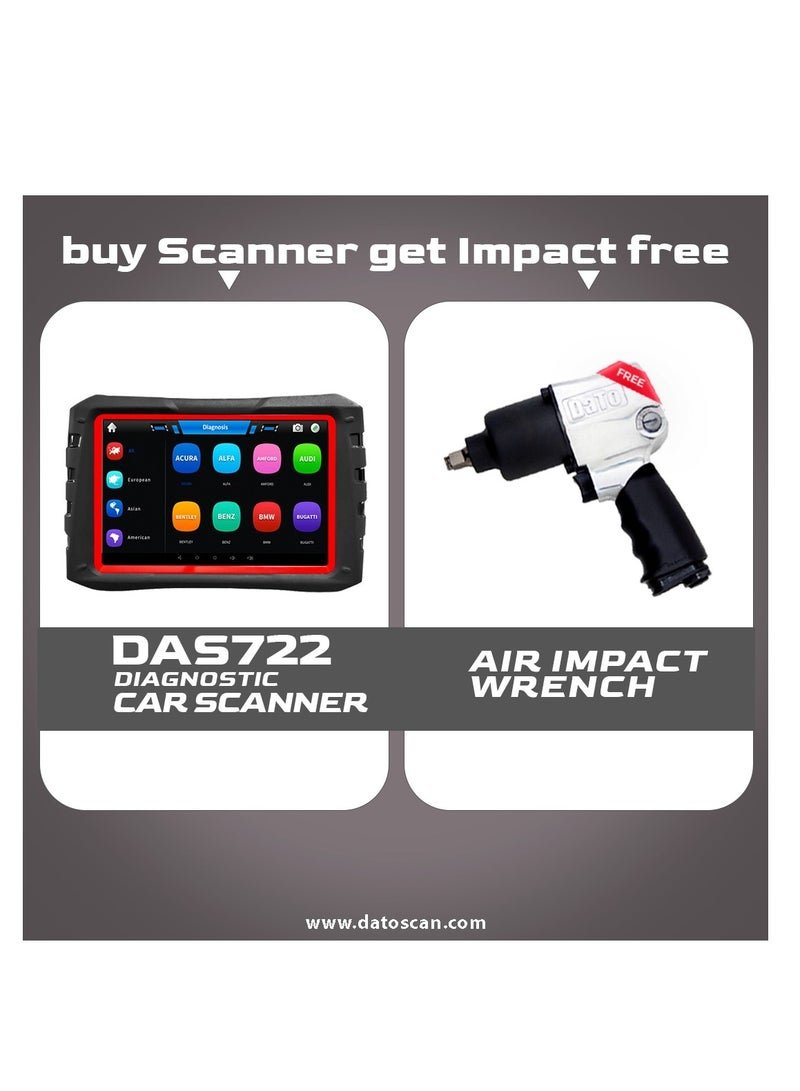 DATO Combo Offer : Buy Das722 Scanner and Free Air Impact Wrench