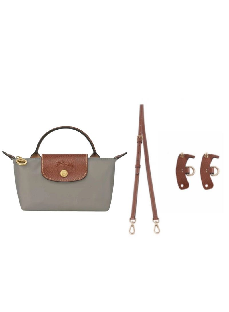 Longchamp Le Pliage mini Shoulder Straps women's Classic Fashion Versatile Mini Makeup Bag, Handbag, Shoulder Bag,shoulder strap