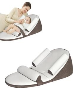 DMG TECH Baby Wedge Pillow Crib Nursery Pillow 0-30° Height Adjustable Travel Crib Feeding Pillow for Better Night's Sleep