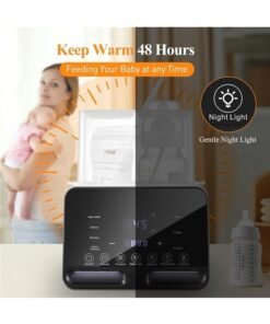 Beauenty Baby Bottle Warmer, 9-in-1 Milk Warmer for Breastmilk Formula, 48H Constant Warming.