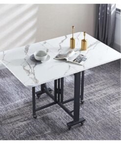 Foldable Dining Table Simple Movable Rectangular Table Portable Banquet Folding Table