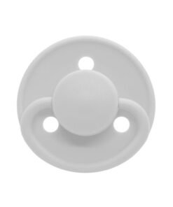 Mininor 2 Pieces Round Pacifier Silicone 6M Snowberry