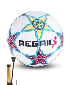 GROIC Soccer Ball Size 5 High Quality Football, for Training Playing Waterproof Wear Resistant Football with Air Pump and Ball Needles Indoor Outdoor Game Soccer Ball