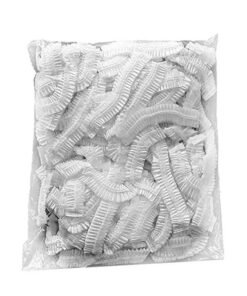 100-Piece Shower Cap Set Clear 8x6x2cm