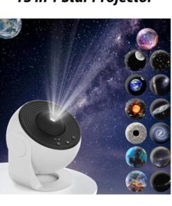 Joshberg Galaxy Projector, 13 in 1 Planetarium Star Projector Realistic Starry Sky Night Light with Solar System Constellation Moon for Kids Adults Bedroom Ceiling Home Theater Living Room Decor